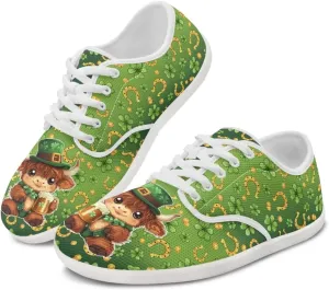 St. Patrick's Day Shoes for Women's Fashion Barefoot Sneakers Shoes Comfortable Quick Fit Sports Shoes