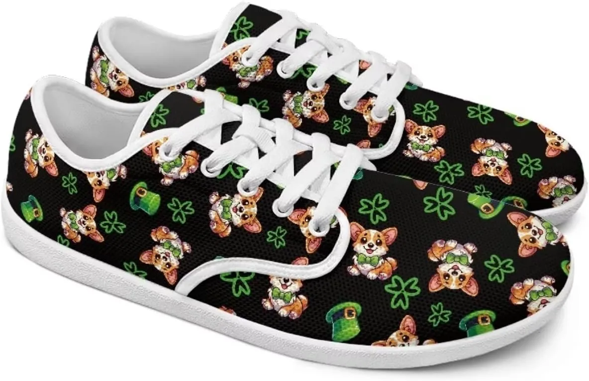 St. Patrick's Day Shoes for Women's Fashion Barefoot Sneakers Shoes Comfortable Quick Fit Sports Shoes
