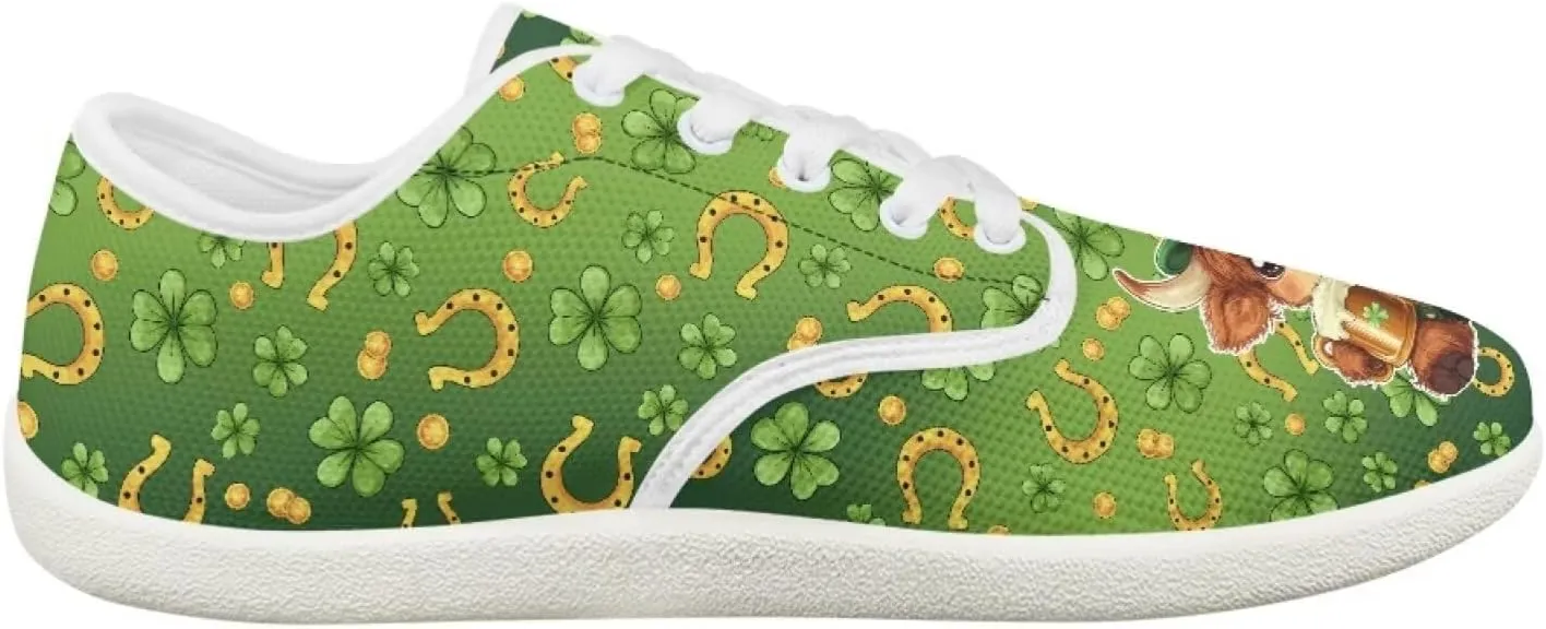 St. Patrick's Day Shoes for Women's Fashion Barefoot Sneakers Shoes Comfortable Quick Fit Sports Shoes