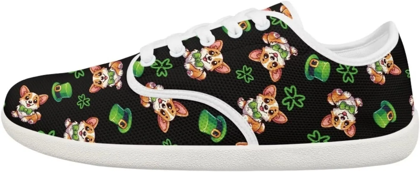 St. Patrick's Day Shoes for Women's Fashion Barefoot Sneakers Shoes Comfortable Quick Fit Sports Shoes