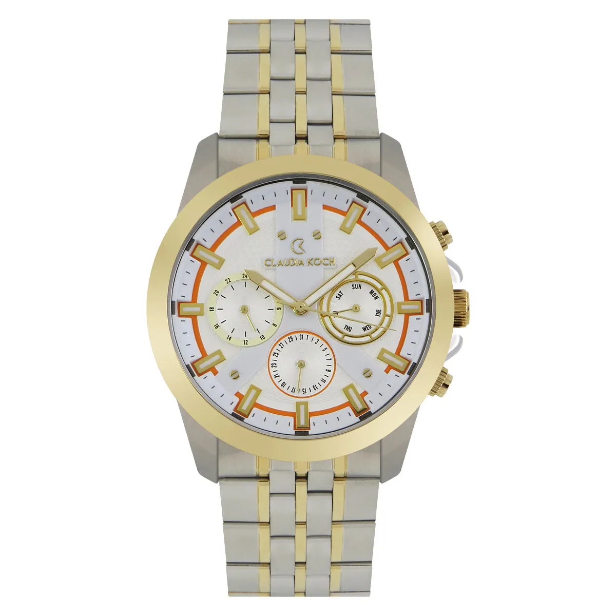 Stainless Steel Multifunctional Analog Men Watch