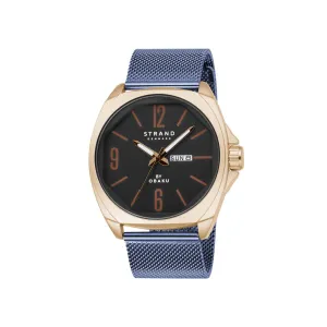 Stainless Steel Rose Gold Plated Douglas Ocean Watch by Obaku