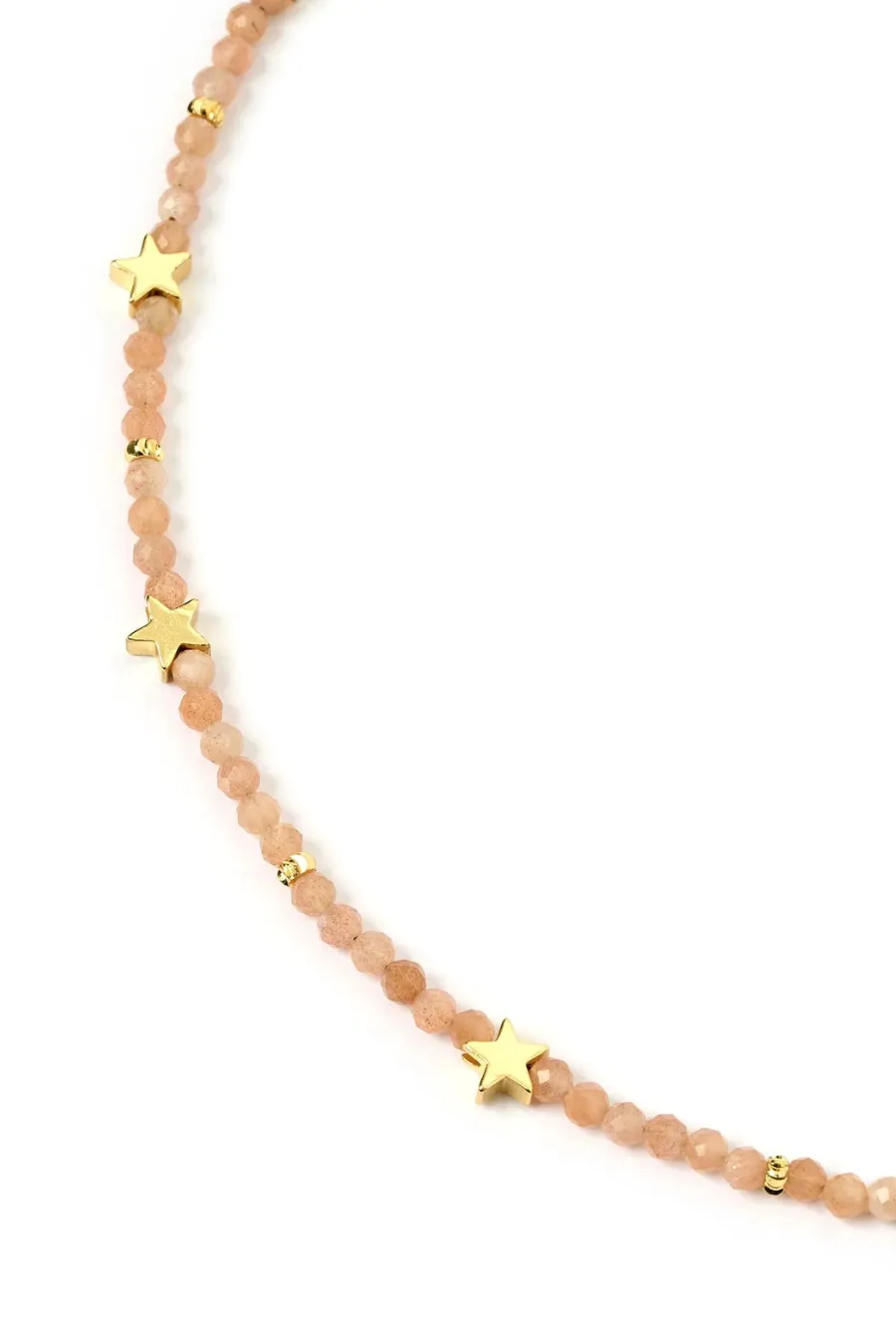 Superstar Gemstone Necklace Rose Quartz
