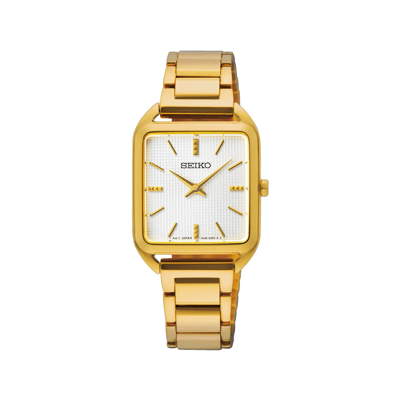 SWR078P - Ladies Gold Square Dial Dress Watch