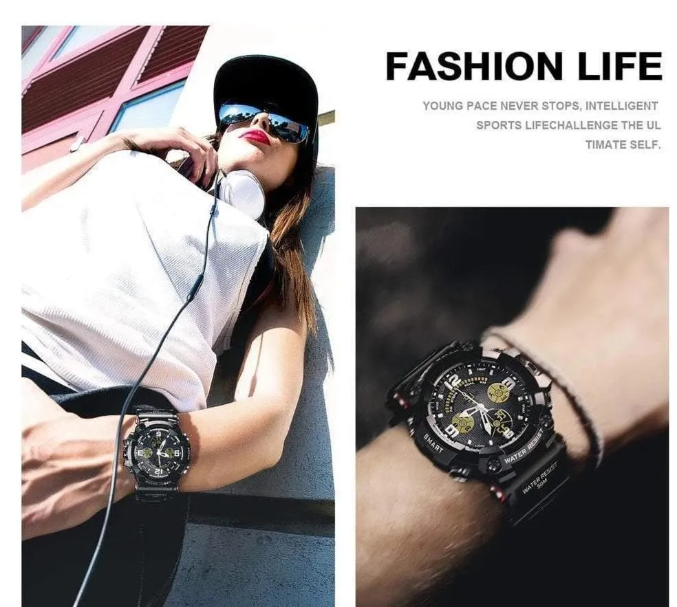 Tactical Smartwatch For Android & iOS With 1.58 Inch LCD Screen