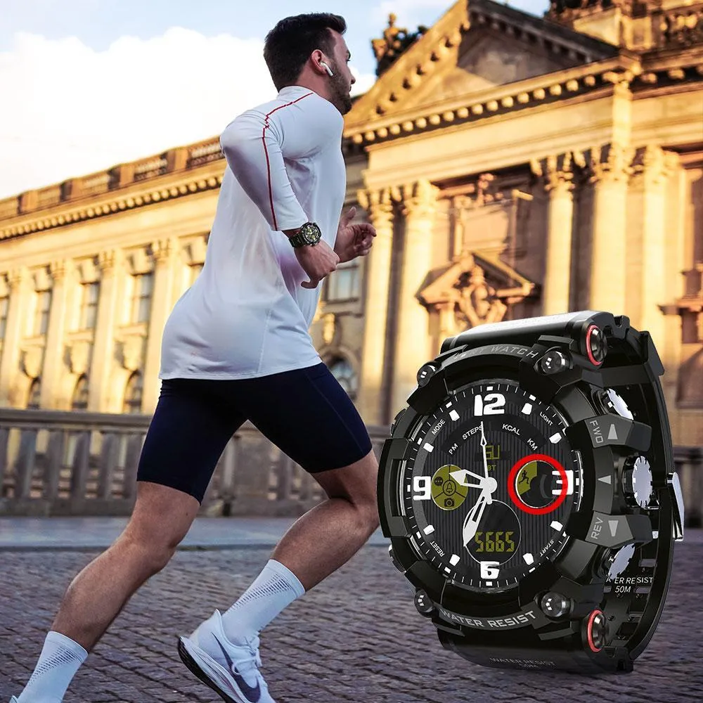 Tactical Smartwatch For Android & iOS With 1.58 Inch LCD Screen
