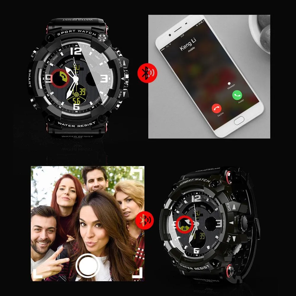 Tactical Smartwatch For Android & iOS With 1.58 Inch LCD Screen