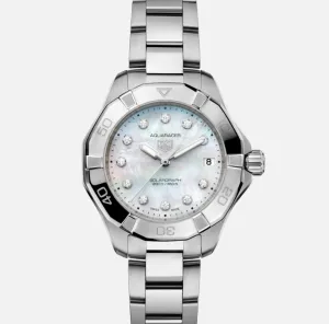 TAG HEUER-AQUARACER
PROFESSIONAL 200 SOLARGRAPH
Solar Quartz, 34 mm, Steel
WBP1313.BA0005