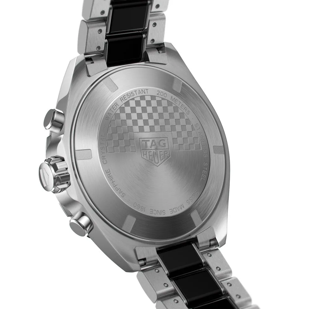 TAG Heuer Formula 1 43mm Grey Dial Steel & Ceramic Quartz Chronograph Gents Watch CAZ1011.BA0843