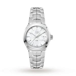 TAG Heuer - Link Quartz Date Mother Of Pearl 32mm Ladies Watch - WBC1310.BA0600