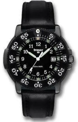 TH3 Watch P 654 Black STR Pro Leather
