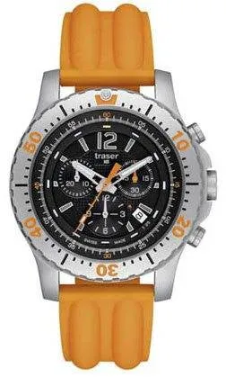 TH3 Watch P 662 Extreme SpORSt Chronograph Silicon ORSange