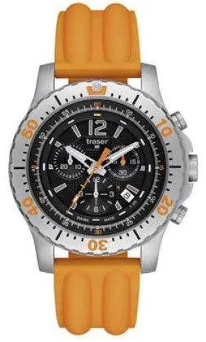 TH3 Watch P 662 Extreme SpORSt Chronograph Silicon ORSange