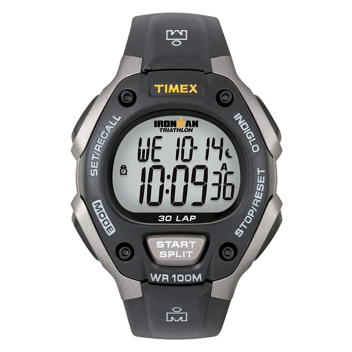 Timex Chronograph Watch - Men's Ironman Classic 30 Black Strap | T5E901JV