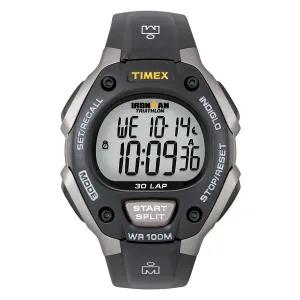 Timex Chronograph Watch - Men's Ironman Classic 30 Black Strap | T5E901JV