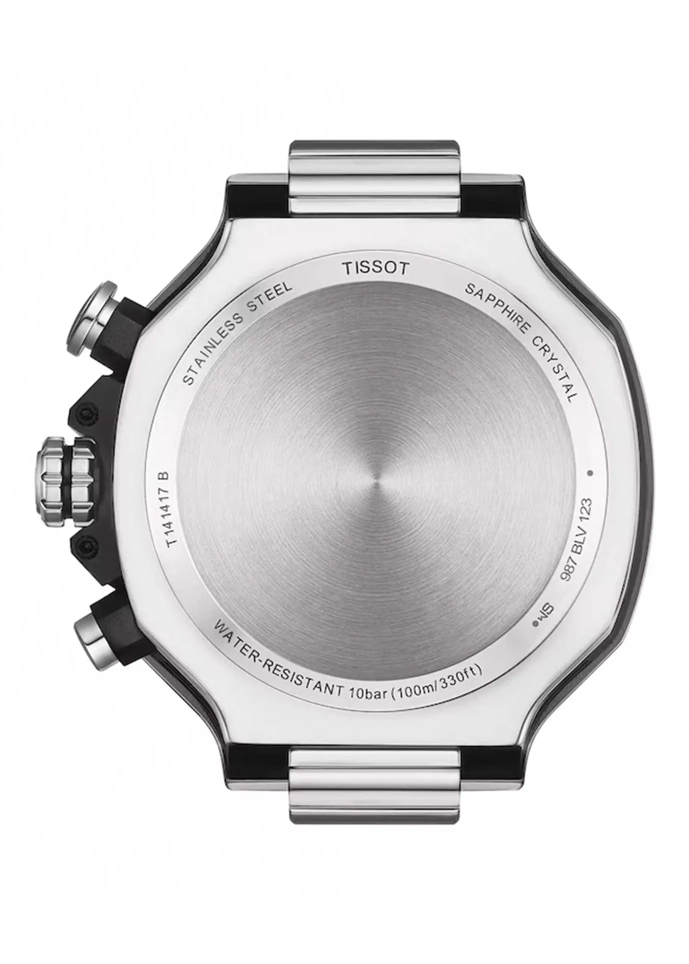 TISSOT SWISS T-RACE CHRONOGRAPH BLACK DIAL STAINLESS STEEL T141-417-11-051-01