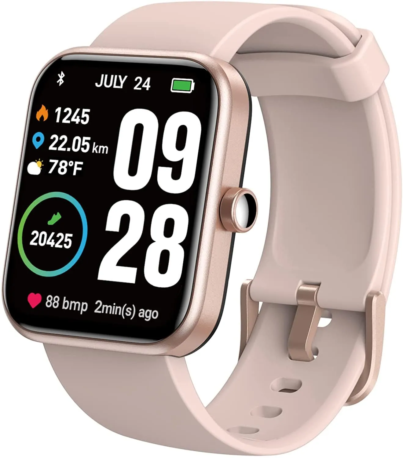 TOZO S2 44mm Smart Watch Alexa Built-in Fitness Tracker