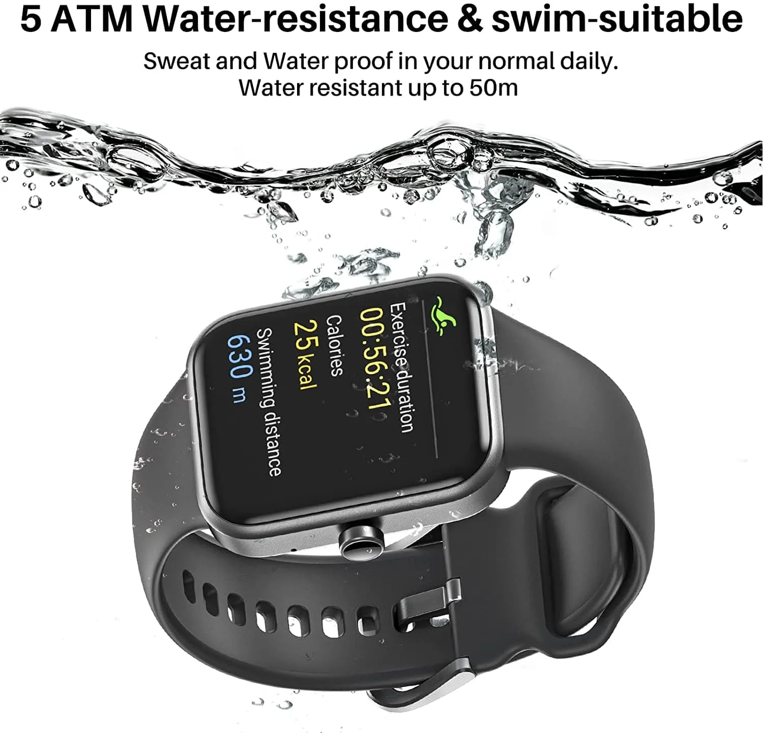 TOZO S2 44mm Smart Watch Alexa Built-in Fitness Tracker