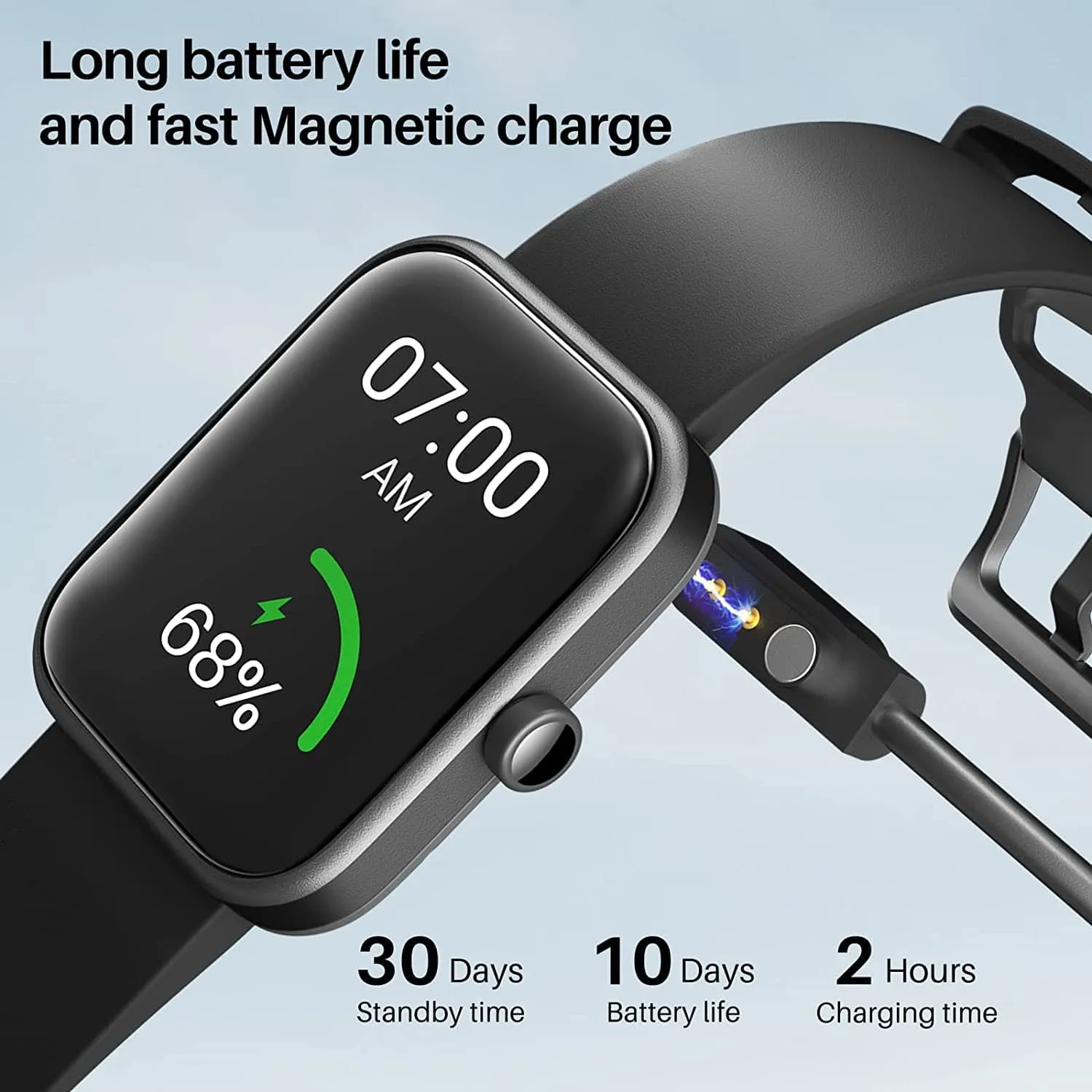 TOZO S2 44mm Smart Watch Alexa Built-in Fitness Tracker