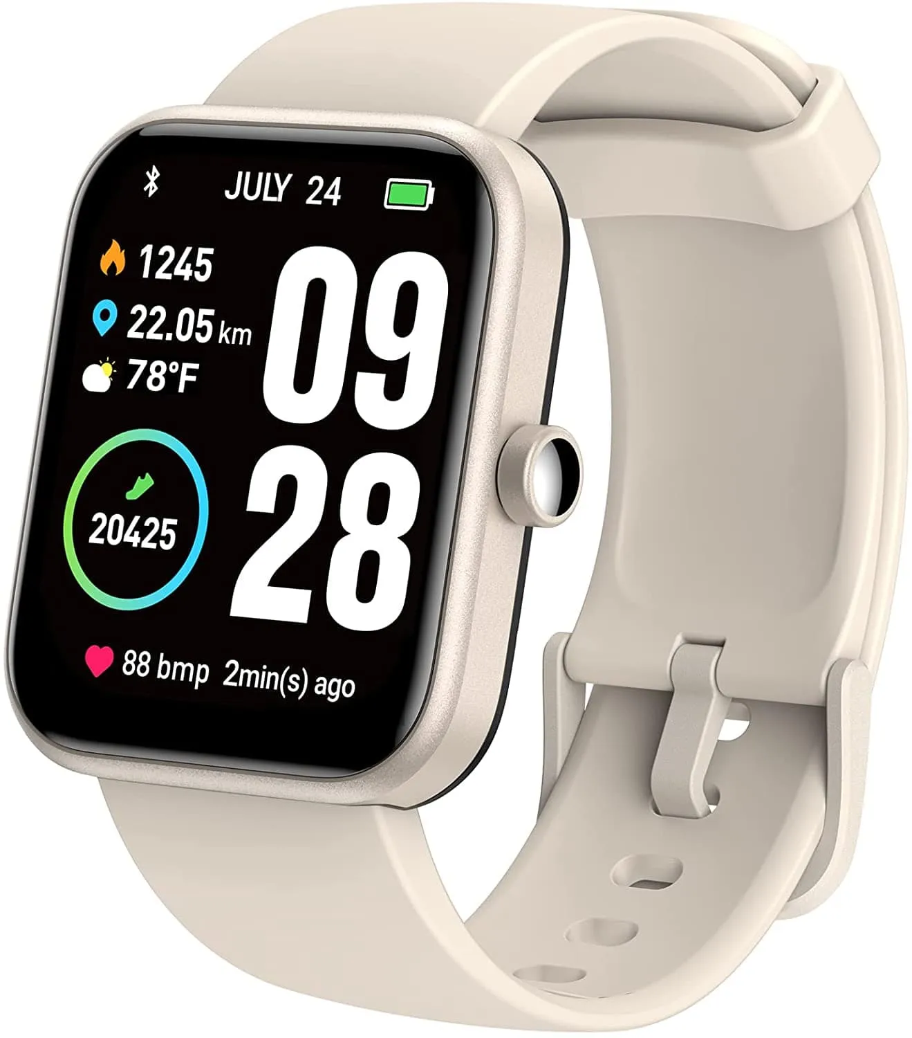 TOZO S2 44mm Smart Watch Alexa Built-in Fitness Tracker