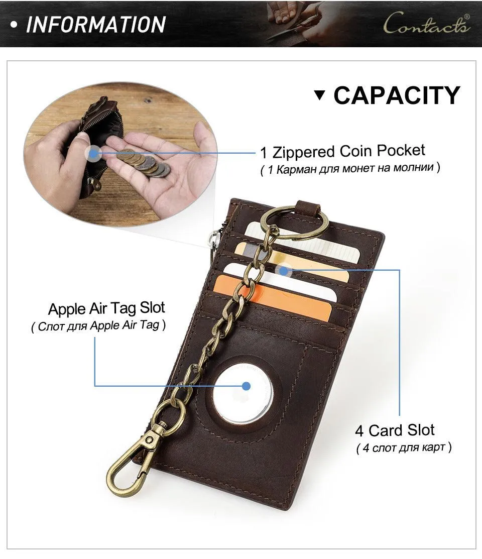 Tracker Crazy Horse Cowhide Card Pack