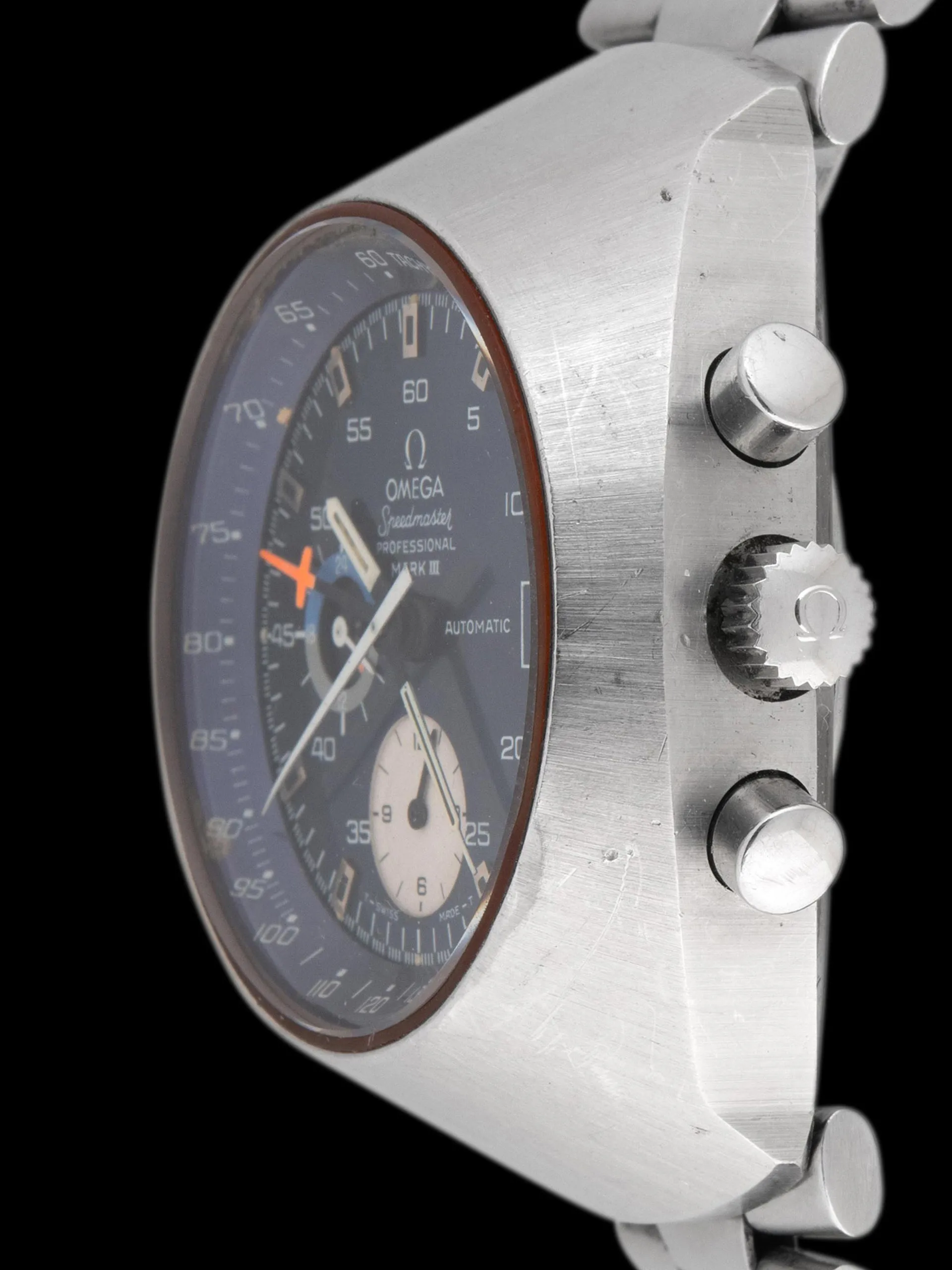 *Unpolished* 1972 Omega Speedmaster Automatic MARK III (Ref. 176.002) Blue Dial