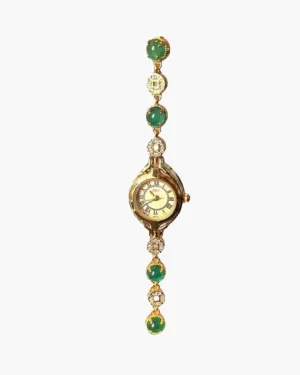 Valeria Émeraude – Vintage-inspired style – Bracelet watch