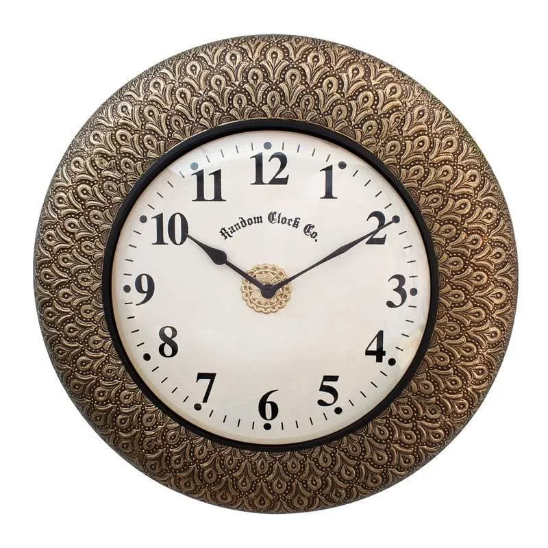 Vintage Brass Wall Clock