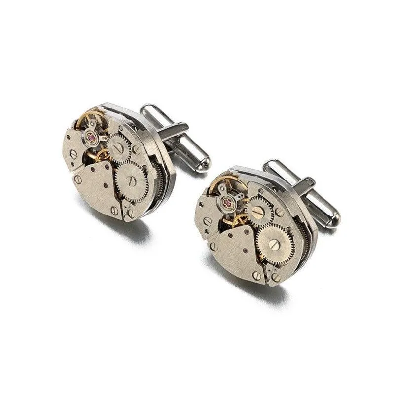 Vintage Mechanical Watch Movement Cufflinks