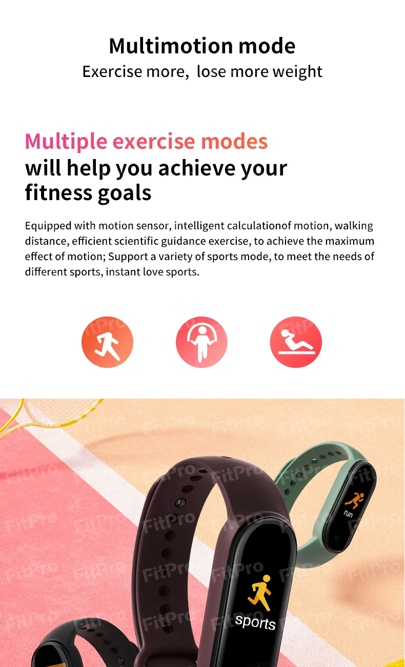 VM6 Smart Band Watch