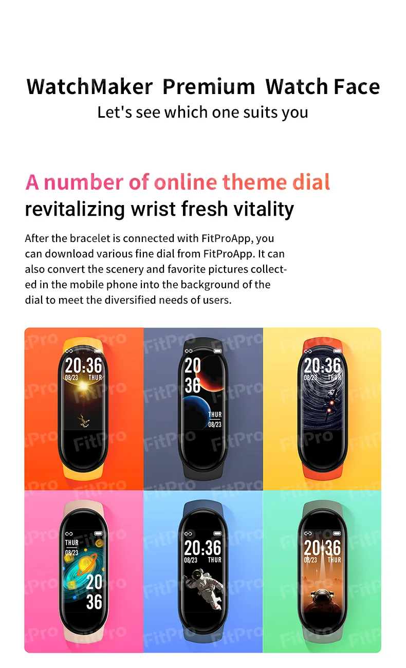 VM6 Smart Band Watch