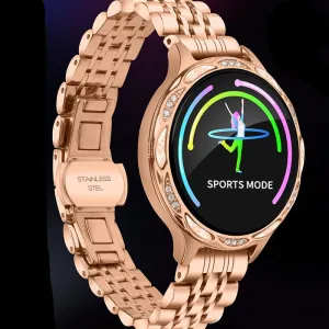 Women IP68 sports Wristwatch  Bluetooth Watch Bracelet