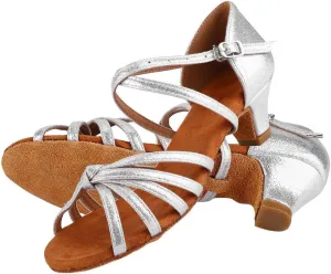Women Latin Dance Shoes, Professional Ballroom Salsa Practice Performance Dancing Shoes, Women Ballet and Dance Shoes for Women Girl (30)