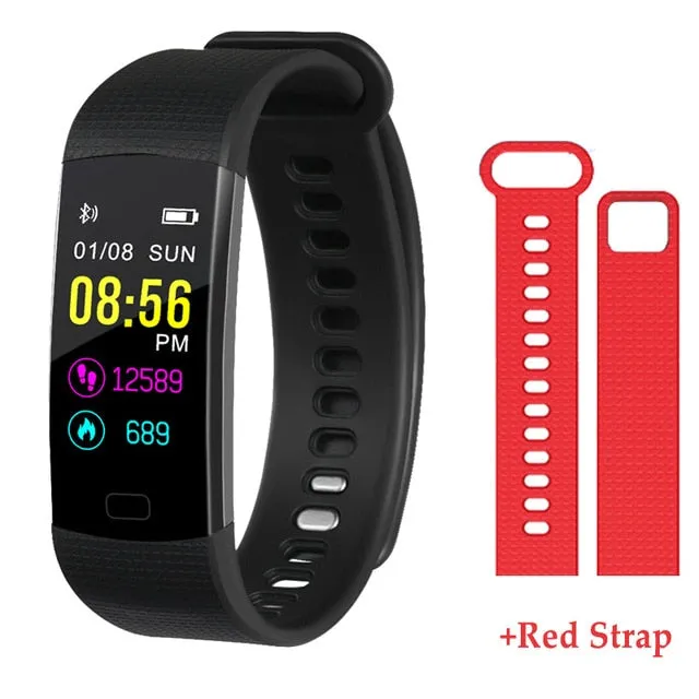 Y5 Bluetooth Smart Bracelet Heart Rate activity fitness tracker Blood Pressure Sport Band Electronic Wristband For Women Men