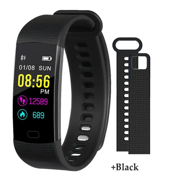 Y5 Bluetooth Smart Bracelet Heart Rate activity fitness tracker Blood Pressure Sport Band Electronic Wristband For Women Men